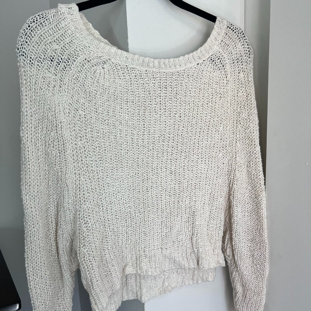 BP. Cream/Ivory Long Sleeve Sweater Size XS